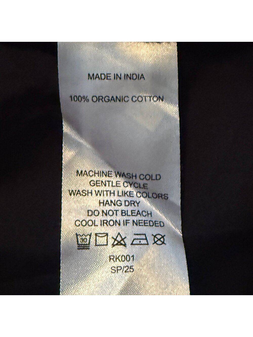 Quince 100% Organic Cotton Poplin Tiered Maxi Skirt Black XL NWT - Picture 4 of 5